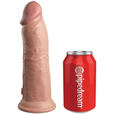 Vibratore realistico in silicone King Cock Elite con vibrazioni e ventosa